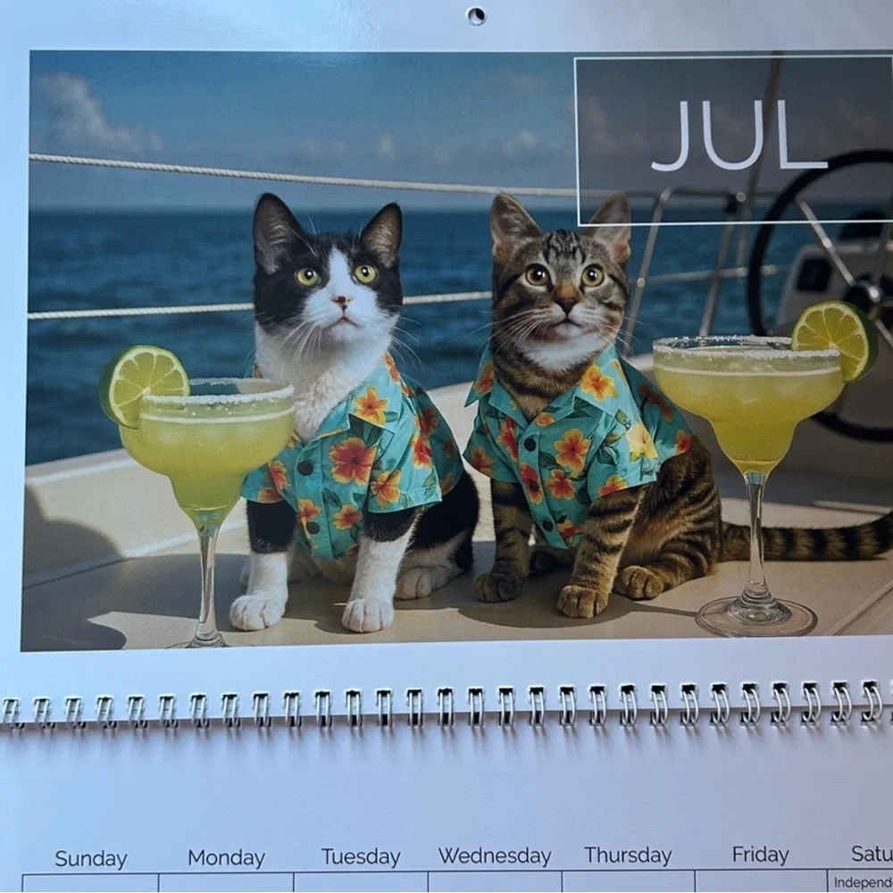 Cat Calendar 2026 NEW